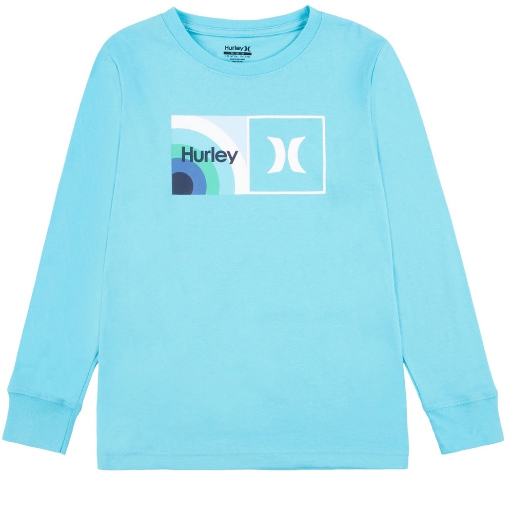 Hurley big  boys long sleeve graphic shirt M